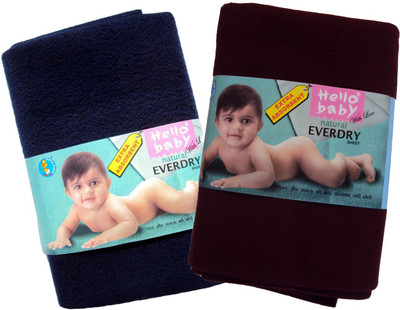 

Hello Baby Extra Absorbent Natural Quick Dry Waterproof Bed Protector Everyday Sheet for Babies-Maroon Small & Pink small combo(Pink, Maroon)