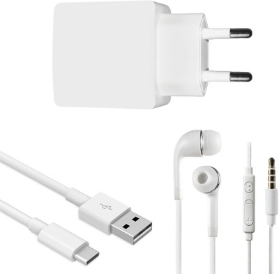 DAKRON Wall Charger Accessory Combo for Lenovo Z2 Plus(White)