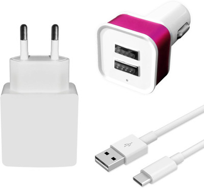 DAKRON Wall Charger Accessory Combo for LeTV Le 1S(White)