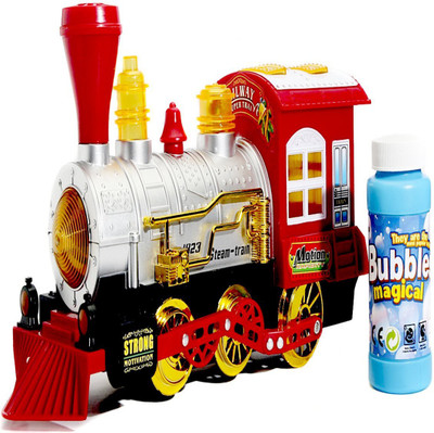 

ZURIE TOY COLLECTION Musical Bubble Engine with Lights(Multicolor)