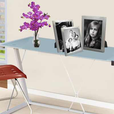 

Elegant Arts & Frames Metal Photo Frame(Silver, 3 Photos)
