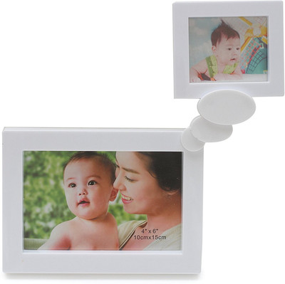 

Bazaar Pirates MDF Photo Frame(White, 2 Photos)
