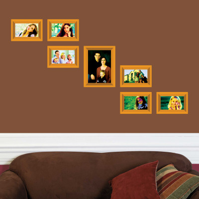 

Elegant Arts & Frames Polymer Photo Frame(Orange, 7 Photos)