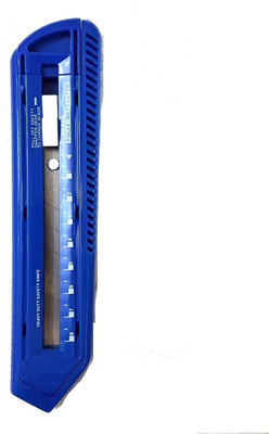 

Pin to Pen Heavy Duty XL Plastic Grip Hand-held Paper Cutter(Set Of 1, Blue, White)