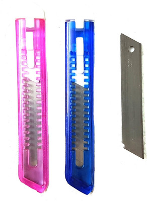 

Pin to Pen Big Paper Cutter Plastic Grip Hand-held Paper Cutter(Set Of 2, Multicolor)