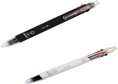 

Baile Baile 6 in 1 - 5 Multicolor Pen + Mechanical Pencil - 2 No.s-Color: Black and whiten Ball Pen(Pack of 2)