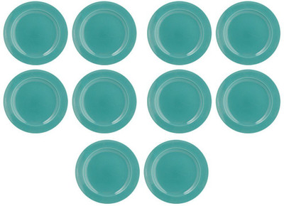 

caffeine Quarter Plate 7 Inch Ceramic/Stoneware in Sapphire Elite Handmade Dinner Plates(Pack of 10)