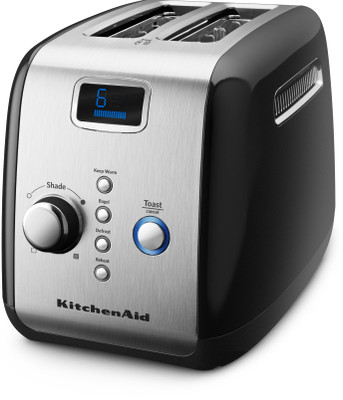 KITCHEN AID 5KMT223GOB 1100 W Pop Up Toaster(Black)