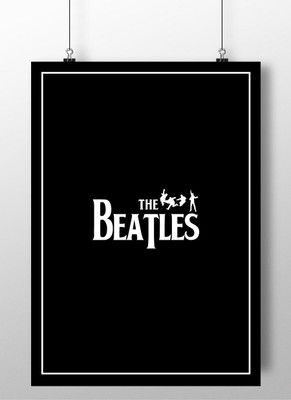 

The Beatles Wall Poster A3 Fine Art Print(16.53 inch X 11.69 inch, Rolle)