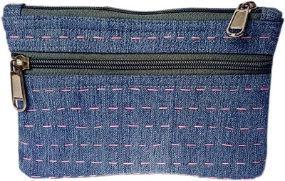 

AUK Girl's Women's Money Purse Coin Purse(Blue)