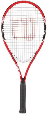 

Wilson Federer 3 Red, Black, White Strung Tennis Racquet(3, 324 g), Black;red;white