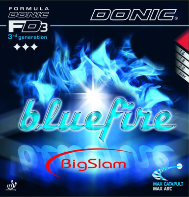 

Donic Blue Fire Big Slam Black 0 mm Table Tennis Rubber(Black)
