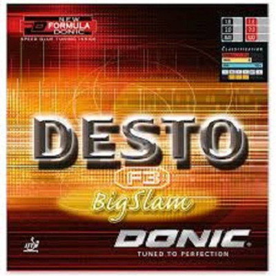

Donic Desto F3 Big Slam 0.7 mm Table Tennis Rubber(Black)