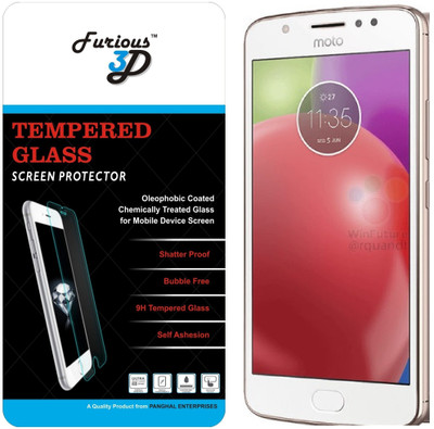 Furious3D Tempered Glass Guard for Motorola Moto E4 Plus(Pack of 1)