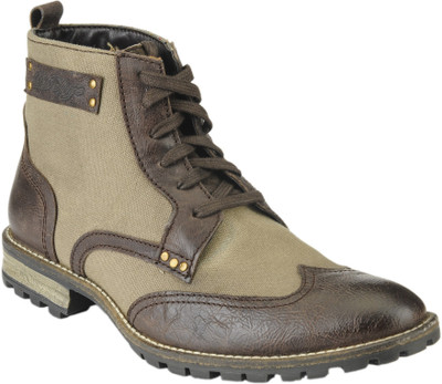 

Delize Genuine Leather Mild Ankle Boots For Men(Brown