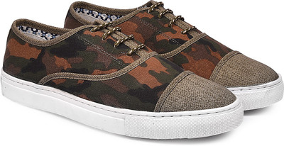

Andrew Scott Men's Multicolor Canvas Sneakers For Men(Multicolor, Green