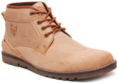 50% OFF on Delize Synthetic Boots For Men(Beige) 50% OFF on Delize Synthetic Boots For Men(Beige)