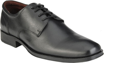 

Delize Genuine Leather Darby Shoes Up Lace Up For Men(Black