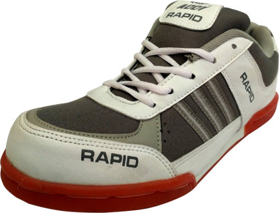 

ADDY RAPPID BADMINTON SPORTS SHOE SIZE OF 2 COLOUR IN WHITE Badminton Shoes For Men(White