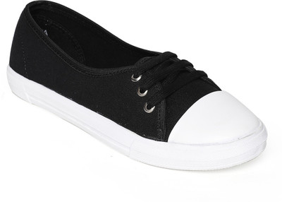 

Bruno Manetti Canvas Shoes For Women(Black