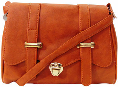 

Estoss Women Casual Tan PU Sling Bag