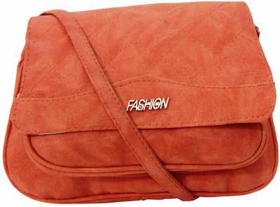 

Estoss Women Casual Orange PU Sling Bag
