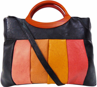 

Estoss Women Casual Black PU Sling Bag