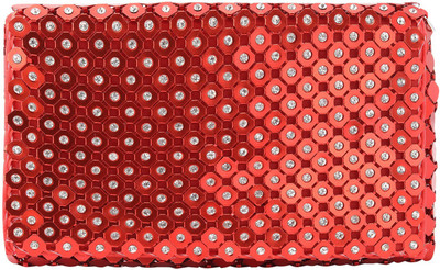 

zuberi couture Girls Casual Red Metal Sling Bag
