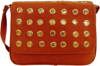 

Estoss Women Casual Orange PU Sling Bag