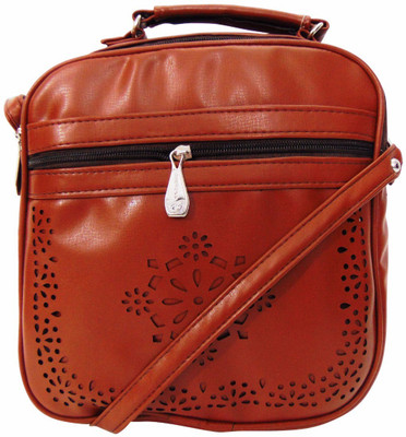 

Estoss Women Casual Brown PU Sling Bag
