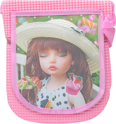 

zuberi couture Girls Casual Pink PU Sling Bag