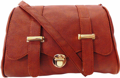 

Estoss Women Casual Brown PU Sling Bag