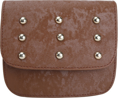 

zuberi couture Girls Casual Brown PU Sling Bag