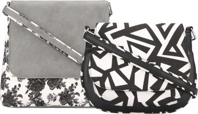 

Vivinkaa Women Casual Multicolor Leatherette Sling Bag