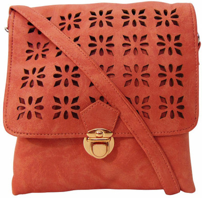 

Estoss Women Casual Pink PU Sling Bag
