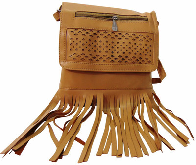 

Estoss Women Casual Tan PU Sling Bag