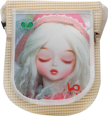 

zuberi couture Girls Casual Beige PU Sling Bag