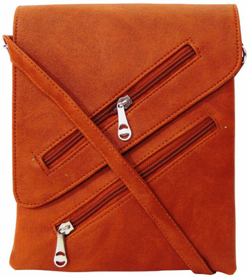 

Estoss Women Casual Tan PU Sling Bag