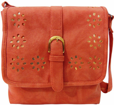 

Estoss Women Casual Pink PU Sling Bag