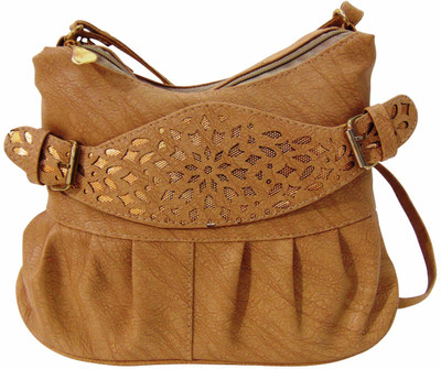 

Estoss Women Casual Tan PU Sling Bag