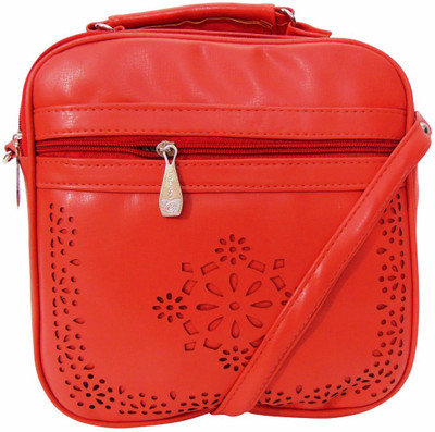 

Estoss Women Casual Red PU Sling Bag