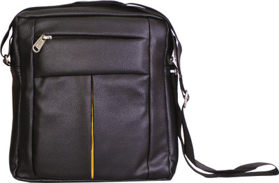 

SPHINX Boys & Girls Formal Black Leatherette Sling Bag