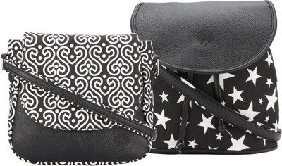 

Vivinkaa Women Casual Multicolor Leatherette Sling Bag