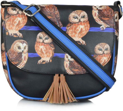 

Shaun Design Girls Black Leatherette Sling Bag