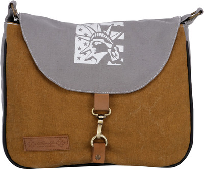 

ALMOLFA Girls Casual Multicolor Canvas Sling Bag