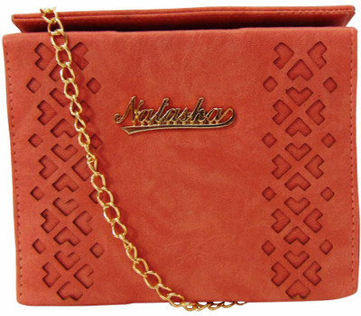 

Estoss Women Casual Orange PU Sling Bag