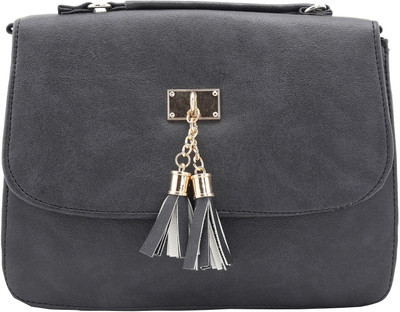 

zuberi couture Girls Formal Black PU Sling Bag