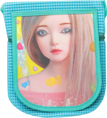 

zuberi couture Girls Casual Blue PU Sling Bag