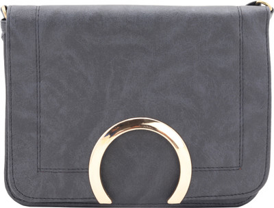 

zuberi couture Girls Casual Black PU Sling Bag