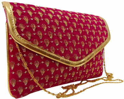 

Estoss Women Red Silk Sling Bag